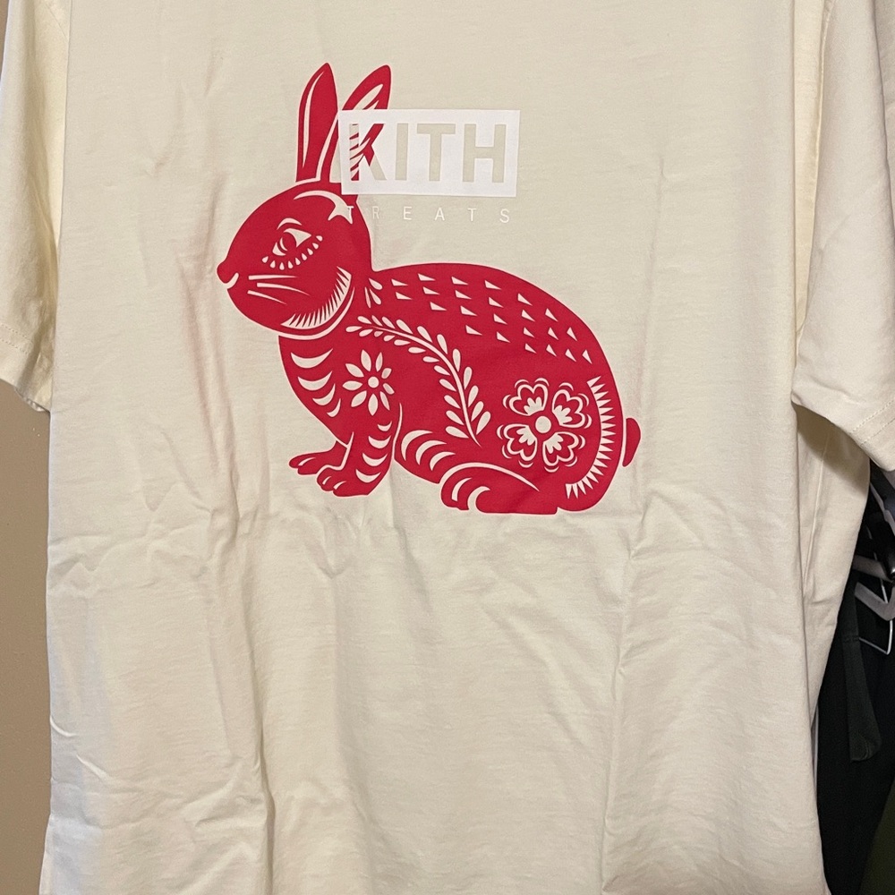 Kith Treats Year Of The Rabbit Vintage Tee - Sand rift